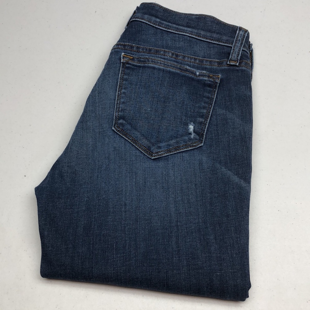 PREMIUM DISTRESS J. CREW TOOTHPICK SKINNY VINTAGE JEANS 27x29 ⭐️